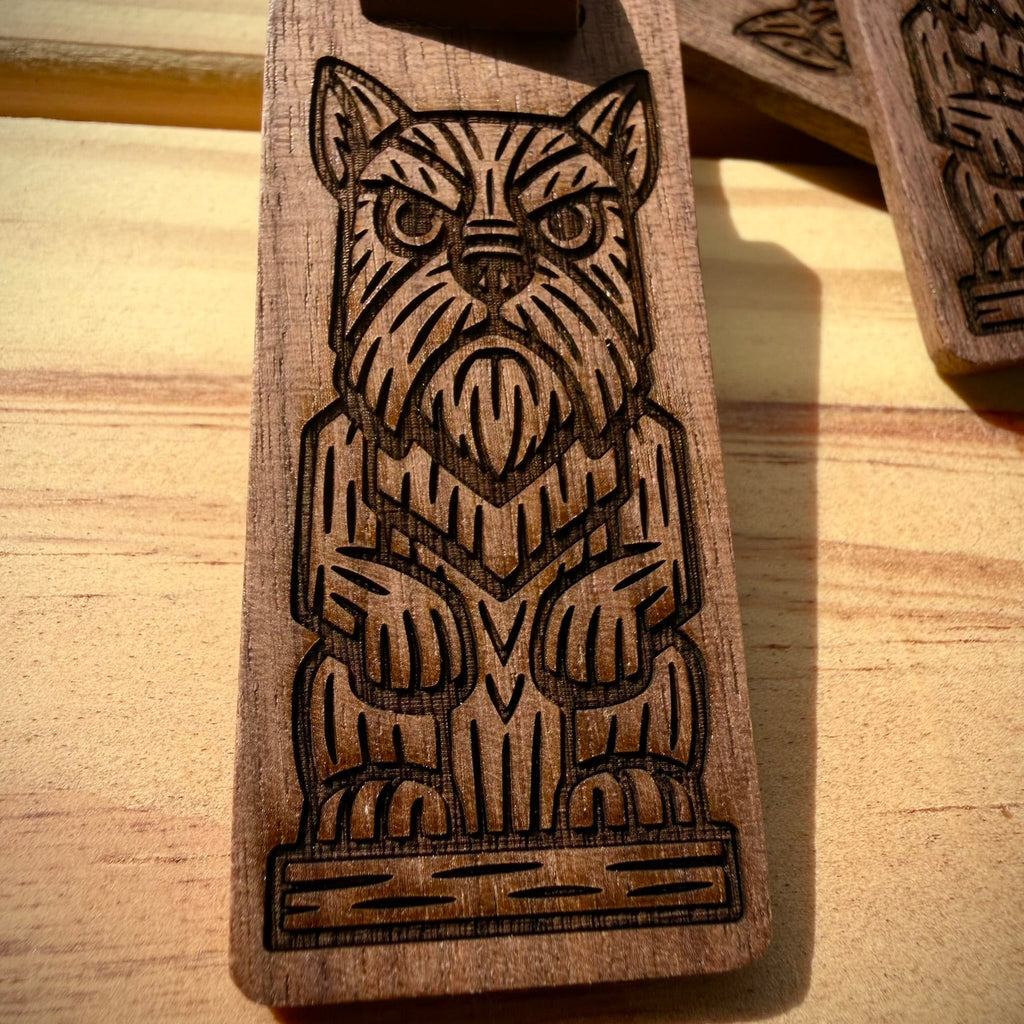 Waldo’s Watch – Laser Engraved Walnut Keychain