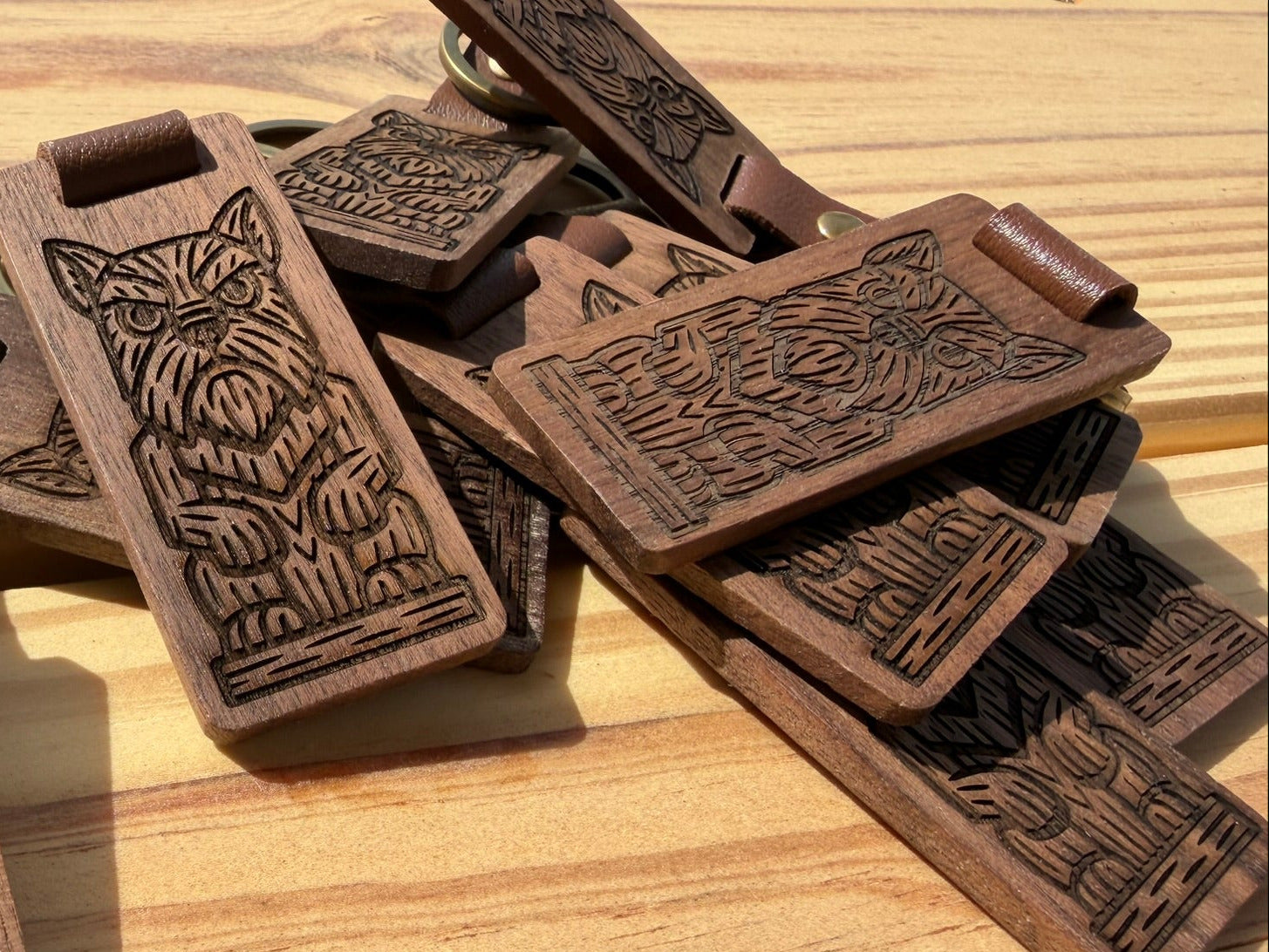 Waldo’s Watch – Laser Engraved Walnut Keychain