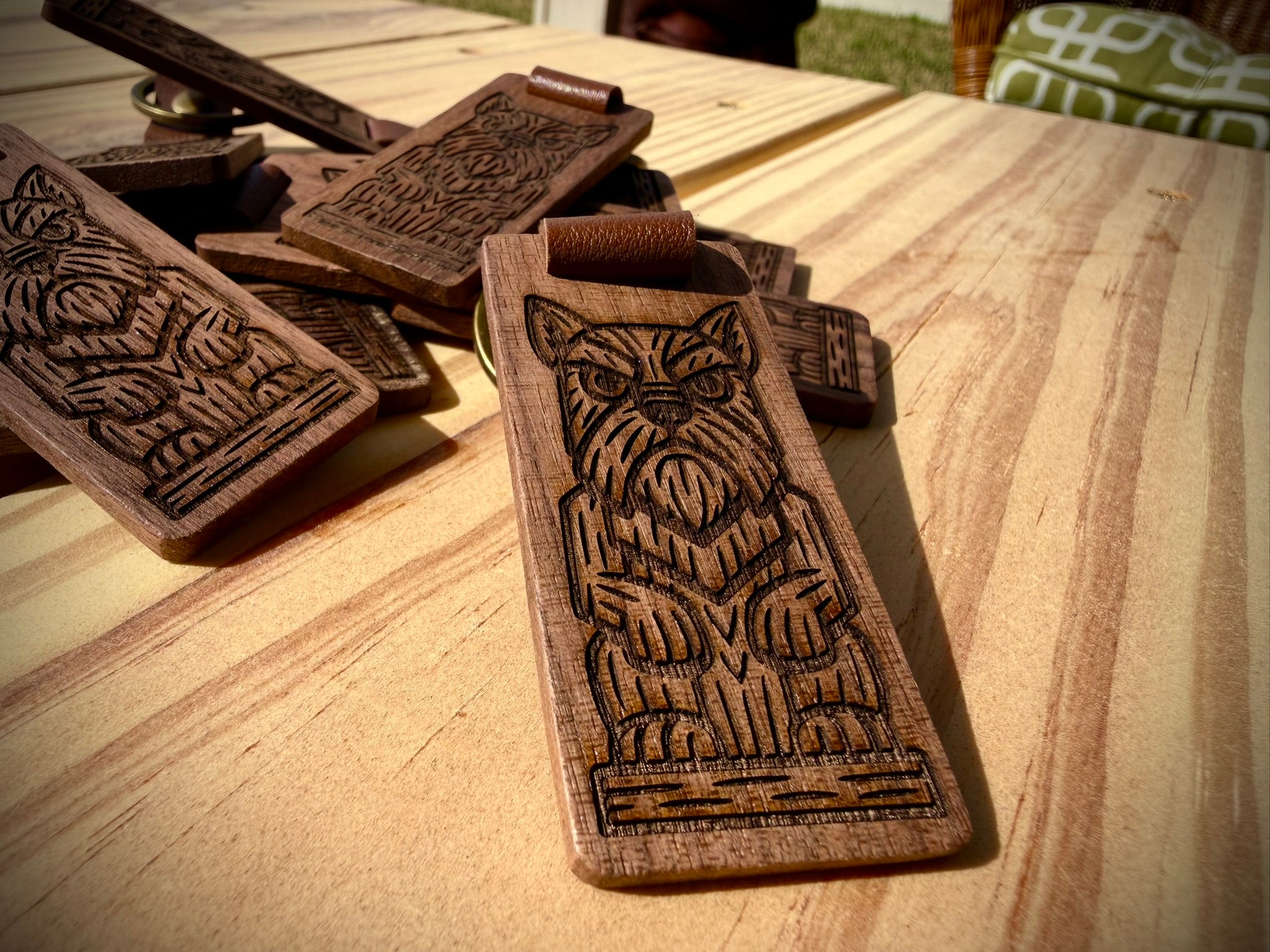Waldo’s Watch – Laser Engraved Walnut Keychain
