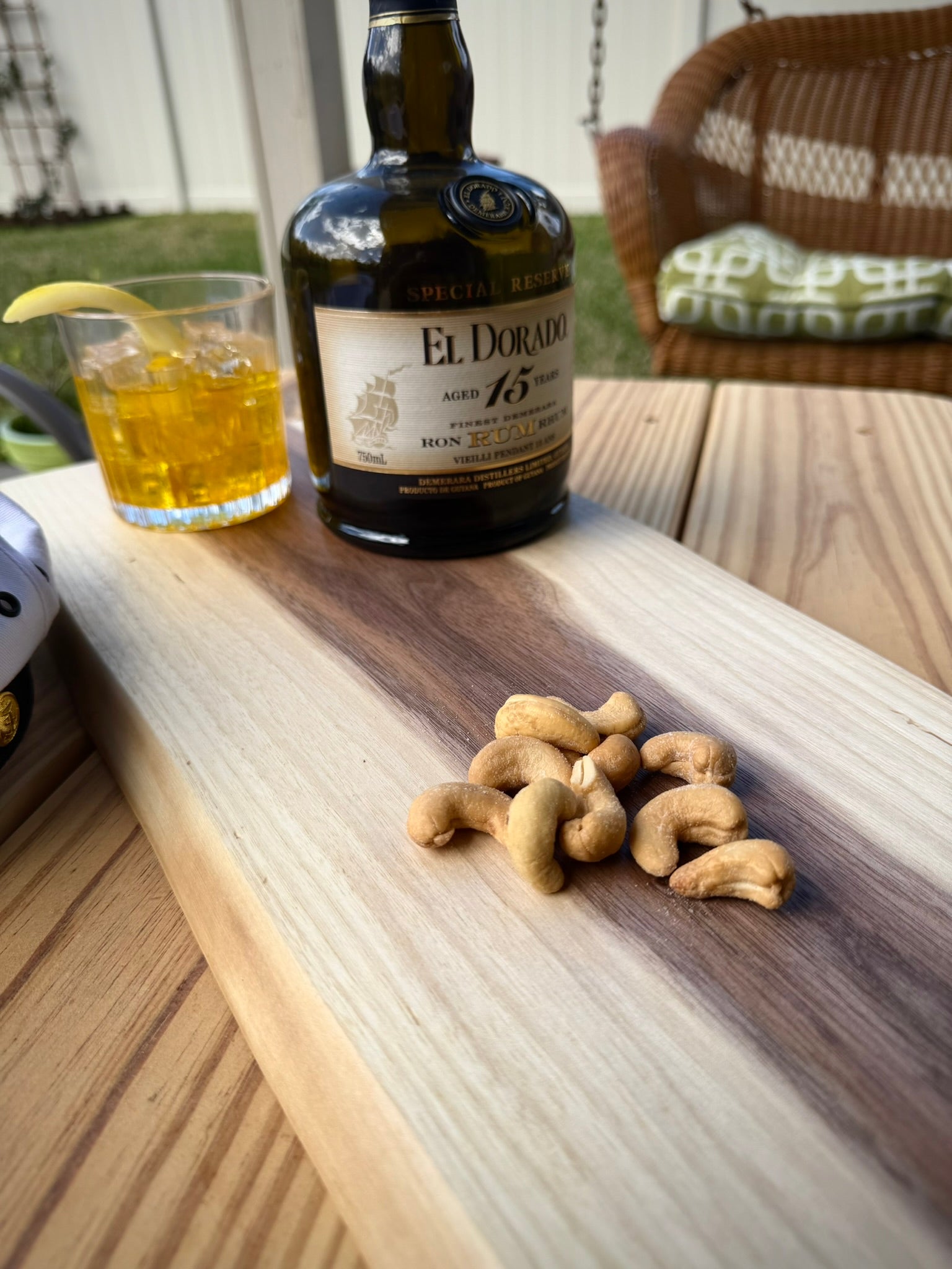 Live Edge Walnut Charcuterie Board